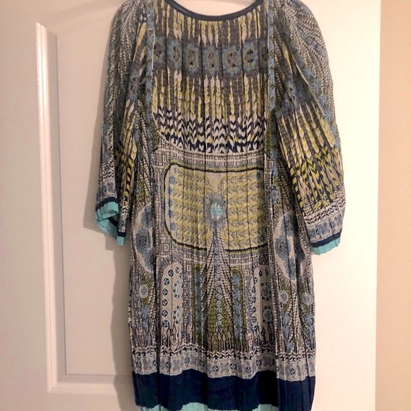 MSSP Dresses & Skirts - MSSP Dress Silk Blend Like New Beautiful Detail Size L So Flattering & GORG!